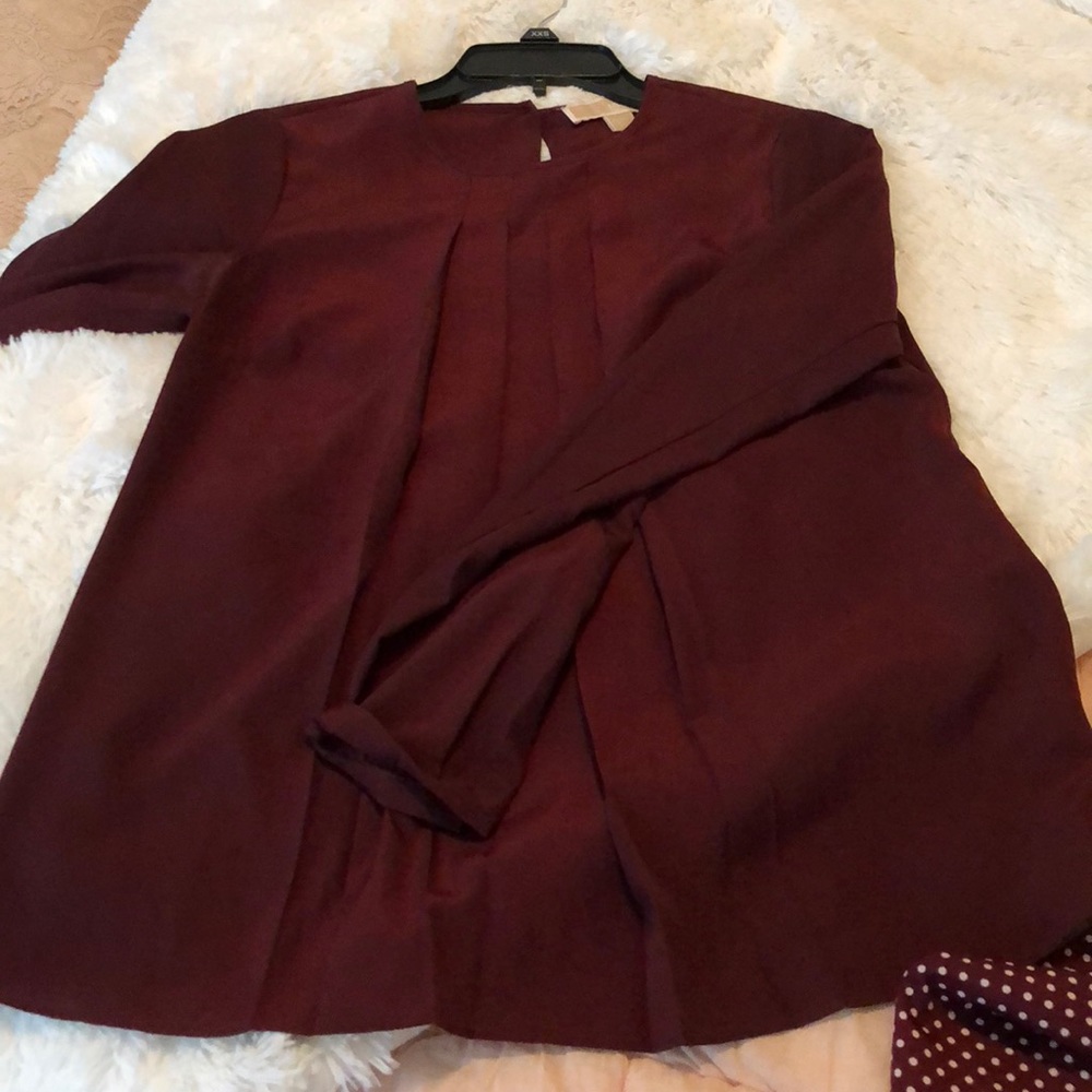 Maroon Blouse